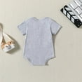 thumbnail image 5 of MEZZALL Baby Boys Bodysuit One-Pieces O-Neck Onesie Short Sleeve Soft Stretchy For 2T Toddler Comfortable Everyday Wear Snap Closure Romper Daily Wear Fashionable / 12-18 Months, 5 of 5