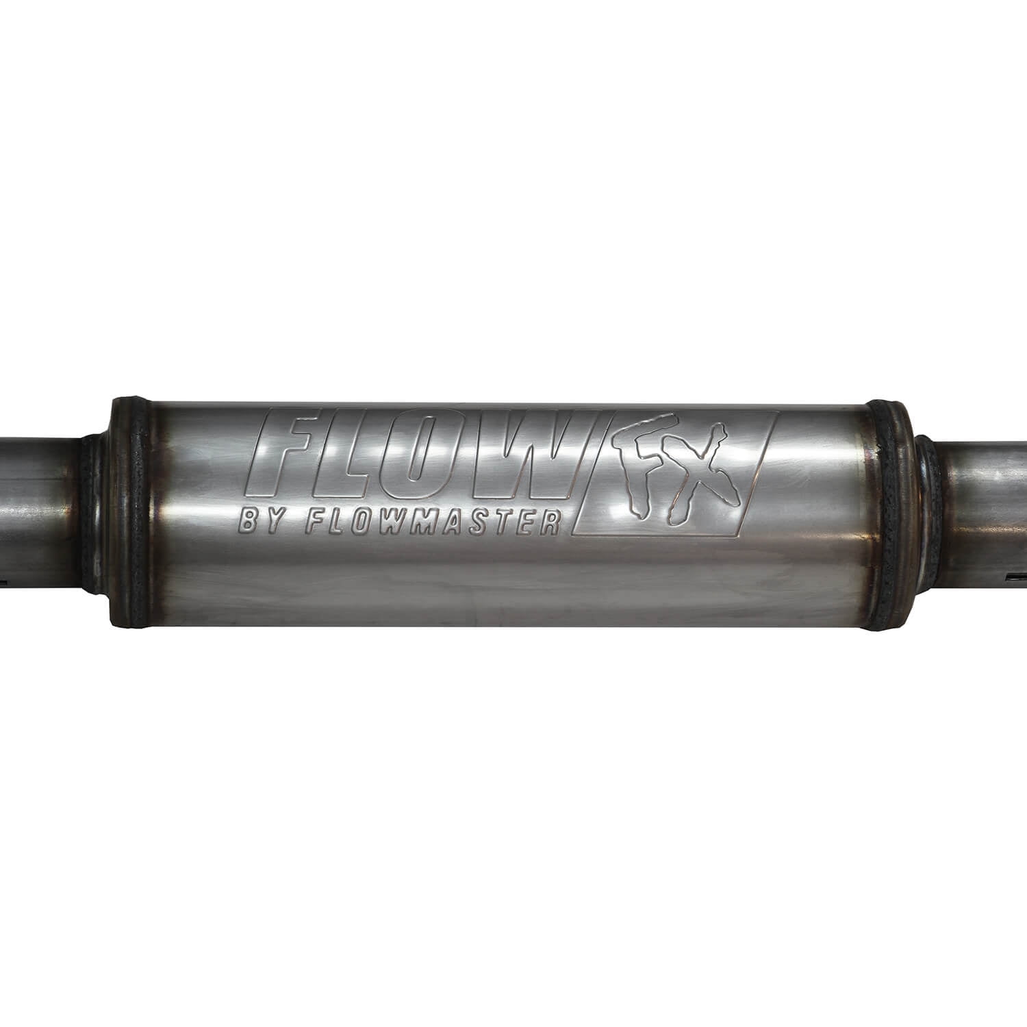 Flowmaster 717805 FlowFX Cat-Back Exhaust System; Single Exit; Incl. 3.5 in. Tubing/Straight Through Mufflers; 3.5 in. Black Ceramic Tip; 409 Stainless Steel;