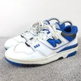 thumbnail image 1 of New Balance 550 Mens Size 7 Shoes Low Top White Blue Leather Lace Up Athletic, 1 of 6