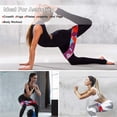 thumbnail image 5 of Htwon Fabric Resistance Bands Loop Gym Exercise Yoga Workout Butt Lift Booty Band Set, 5 of 13
