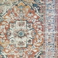 thumbnail image 3 of HomeRoots 555350 9 x 13 ft. Rust Oriental Distressed Rectangle Area Rug with Fringe, 3 of 5