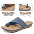 thumbnail image 3 of Ablanczoom Flat Sandals for Women Dressy Summer Flower Flats Shoes Comfortable Ankle Strap Walking Women Sandal, 3 of 6