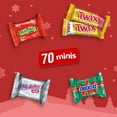 thumbnail image 3 of Mars Mixed Snickers, Twix & More Minis Assorted Chocolate Christmas Candy Bars - 70 Count Bulk Bag, 3 of 13