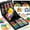 Black-335 Piece, variant on 335 Piece Kids Art Set with Easel, Drawing Pads, Watercolors & - Art Kit for Kids