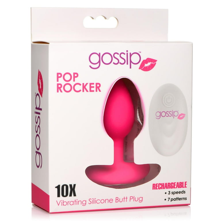 Gossip Pop Rocker 10-function Rechargeable Butt Plug Magenta