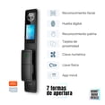 thumbnail image 2 of Cerradura Electrónica Inteligente Wifi De Seguridad. Con Reconocimiento Facial, Timbre y 7 Métodos De Apertura: Cara, Palma, Huella Digital, Clave, Tarjeta,  Aplicación, Llave. - Halo Pro, 2 of 12