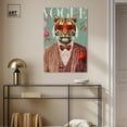 thumbnail image 3 of Tiger Cover Canvas Coquette Trendy Art by Art Remedy, Gallery Wrapped, 24" x 36", 3 of 7