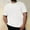 White, variant on Fashion YLSDY Men's Plus Size Shirts Loose Fit Stretch T-Shirt Short Sleeve Crew Neck Oversized Casual Solid Tee Shirt White XXXXXL