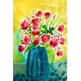 thumbnail image 2 of Minasian, Julia 11x14 White Modern Wood Framed Museum Art Print Titled - Bright Arrangement I, 2 of 4