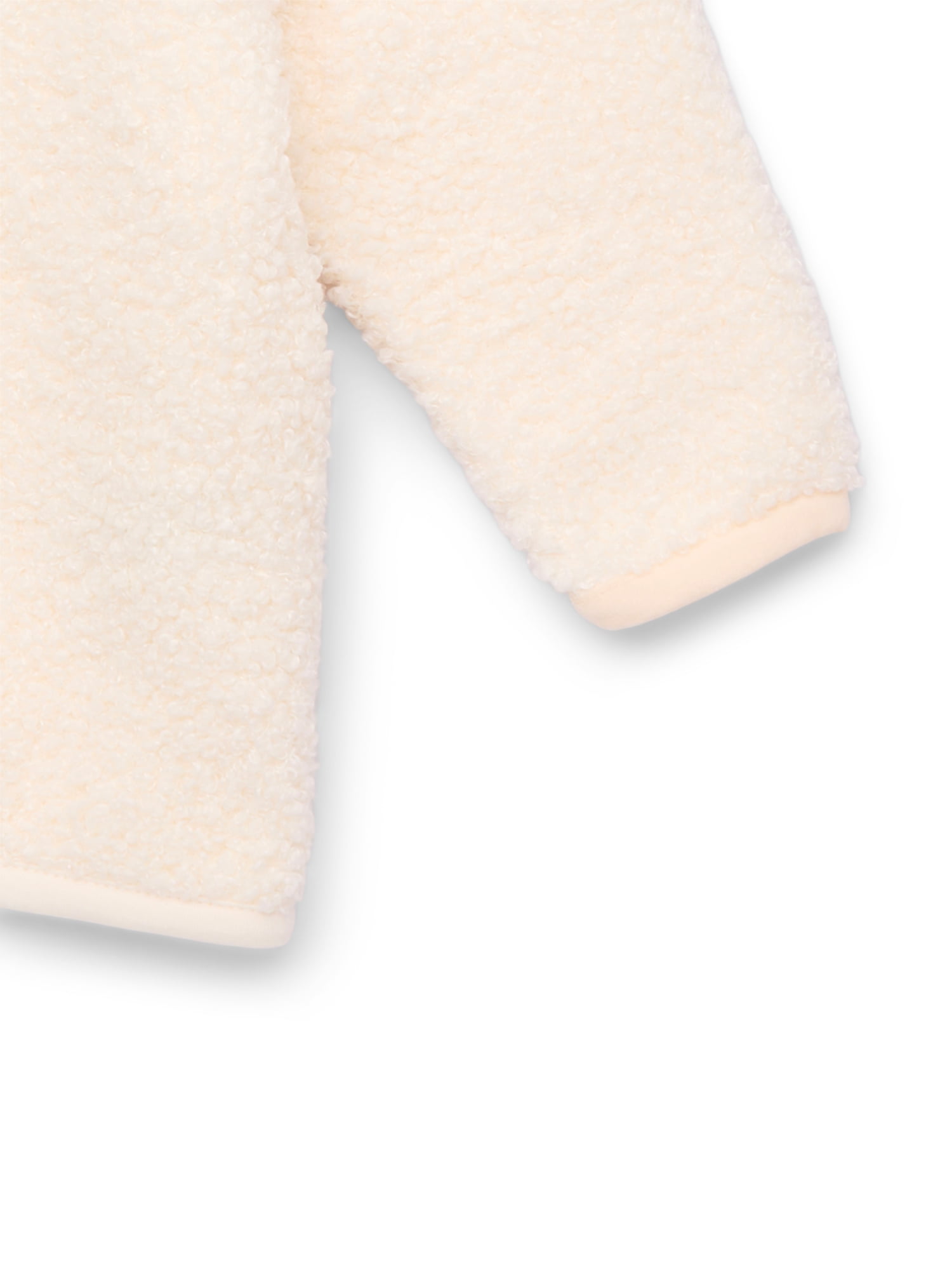 Wonder Nation Baby and Toddler Teddy Fleece Jacket with Hood, Sizes 12M-5T