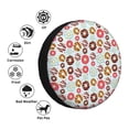 thumbnail image 5 of Spare Tire Cover, Colorful Donuts Wheel Cover Tire Covers for Trailers Car Truck Camper Universal Tire Covering Fits Diameter 16 inch, 5 of 7