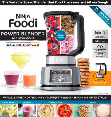 Ninja® Foodi® Power Blender & Processor 3-in-1 72-oz. Blender and Food  Processor 1200W 4 Auto-iQ® Presets, SS200 