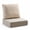 Beige Pattern, variant on Gymojoy Outdoor Wicker Furniture Cushion Set, 24 x 24 x 6 Thicken Deep Seat Patio Chair Cushions, Navy Blue, 1 Set