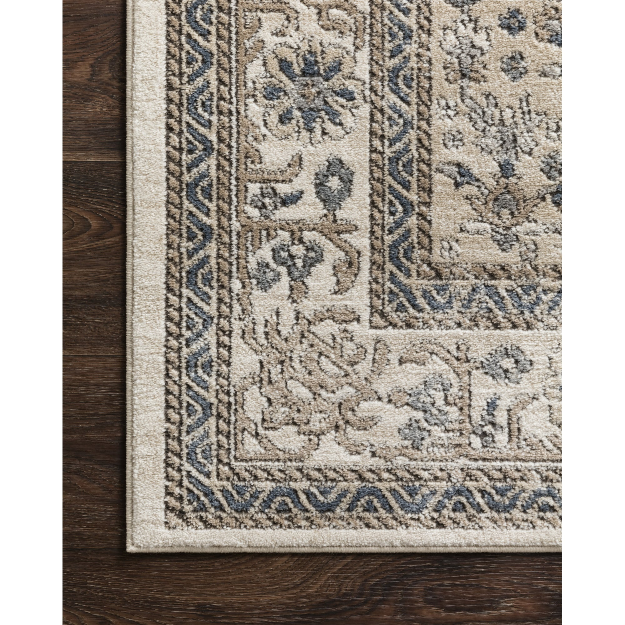 Loloi Teagan Oriental Oatmeal / Ivory Area Rug