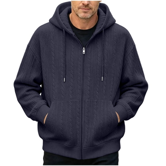 StSilkitty Lightweight Jacket for Men Zip up Long Sleeve Windbreaker Hooded Jacket Coat with Pockets Hiking Fishing Outerwear