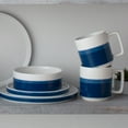 thumbnail image 6 of Noritake ColorStax Stripe Blue 16-Piece Dinnerware Set, Service for 4, 6 of 7
