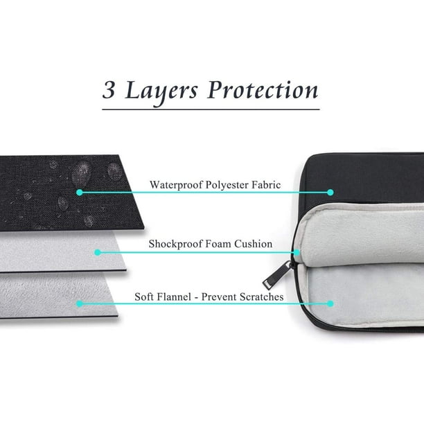Lesige Multi pockets Laptop Bag Tablet Sleeve Waterproof Computer Protective Case Laptop Sleeve Cover