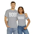 thumbnail image 4 of Boss Funny Tshirts for Dads Hilarious Matching Tees Unisex Heavy Cotton Tee, 4 of 4
