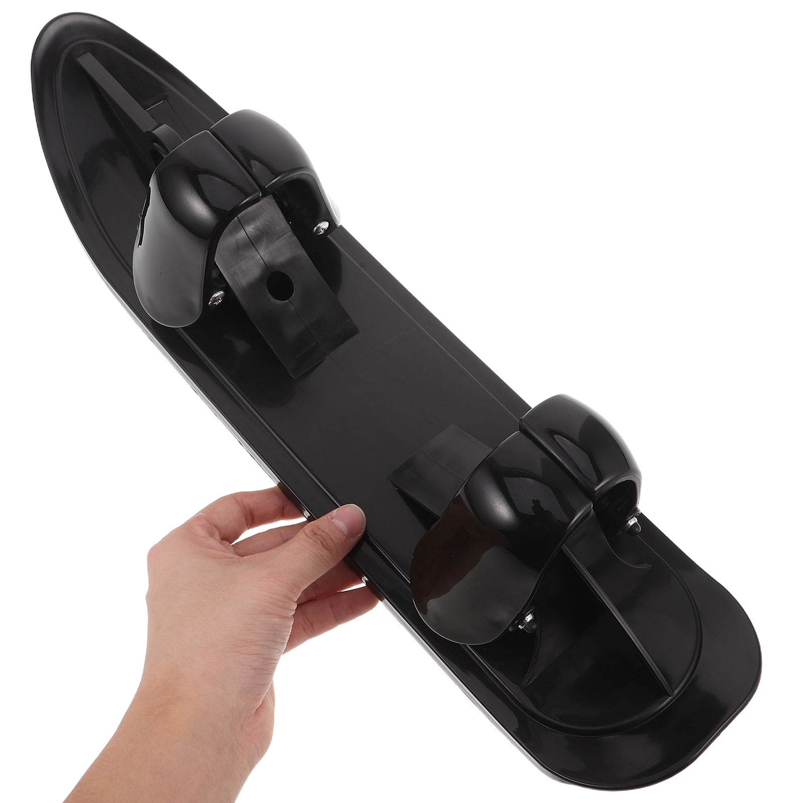BESTYASH Portable Black Ski Glides for Walkers and Strollers, Winter Snow Sledge Board Attachment for Outdoor Use