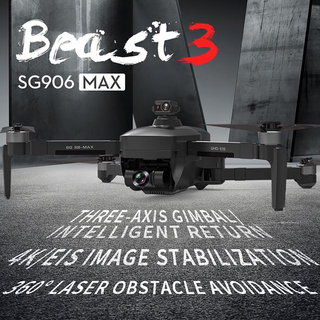 4K HD Cámara RC Drone 3 ejes Gimbal 5G Drone plegable RC Drone Juguetes para principiantes