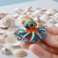 thumbnail image 1 of Octopus Bead Embroidery Kit, DIY Animal 3D Bead Embroidery Craft Kit with Full-Color Instructions, Marine Life Bead Embroidery Kit for Beginners, Suitable for Craft Enthusiasts (2 Pieces), 1 of 7