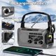 thumbnail image 4 of Radio meteorológica de emergencia Kibuhain de 10000 mAh con altavoz inalámbrico, 4 of 7