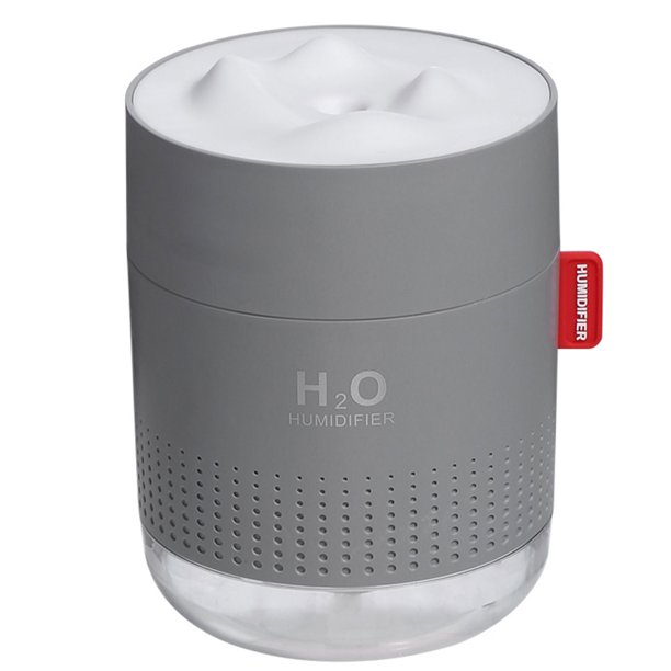 Mini humidificador de carga USB para estudiantes, dormitorio, oficina, escritorio, mudo, lindo humid Abanopi Gris