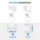thumbnail image 5 of Aire Acondicionado Portátil 8000 BTU – 3 en 1: Deshumidificador y Ventilador – Modos Auto y Sueño – Temporizador 24H – Mando – Kit de Ventana – 32 m² – Dormitorio, Salón u Oficina – Blanco, 5 of 6