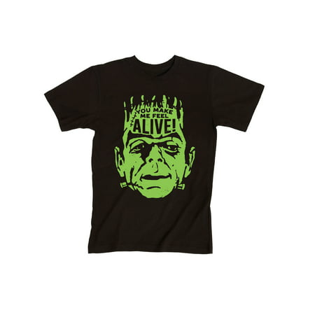 You Make Me Feel Alive Frankenstein Halloween Costume Scary Cool-Men's T-Shirt