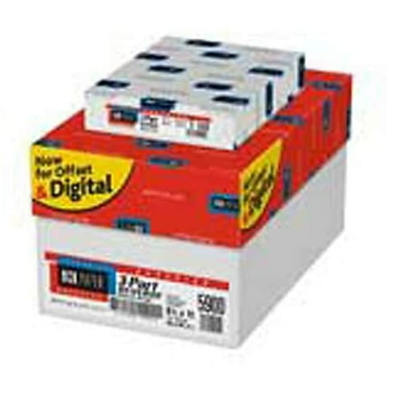 Appleton NCR Superior 8 1/2" X 11" Bond Carbonless Paper White/White 500/Ream 5899N