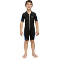 thumbnail image 2 of Cressi 2mm Boy Lido Short Scuba Diving Wetsuit, 2 of 7