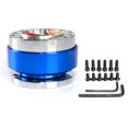 thumbnail image 2 of Steering Wheel Quick Release Hub Adapter Aluminum Alloy Snap Off Boss Kit with Screw Bolts Car Auto Accessories, 2 of 6