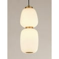 thumbnail image 3 of E25066-92BKGLD ET2 Lighting Soji-14W 1 LED Pendant-4.75 Inches wide by 13 inches high, 3 of 4