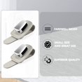 thumbnail image 5 of Paquete de 2 soportes para gafas de sol para coche, Clip para gafas de sol de cuero y Clip para tarjeta de billete, soporte para gafas de coche ER, 5 of 5