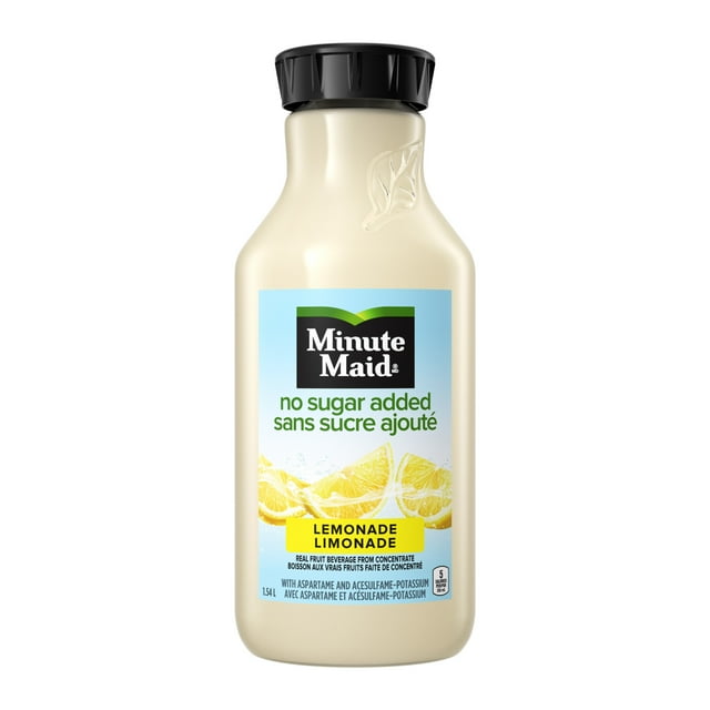 Minute Maid Sans Sucre Ajouté Limonade Bottle, 1.54 Liters