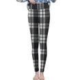 thumbnail image 1 of Gibobby leggings afelpados para mujer Pantalones mujer Elástico de cintura alta Patrón retro Impreso Forro polar Capris Termal Leggings de invierno de longitud completa（Gris， XXL), 1 of 5
