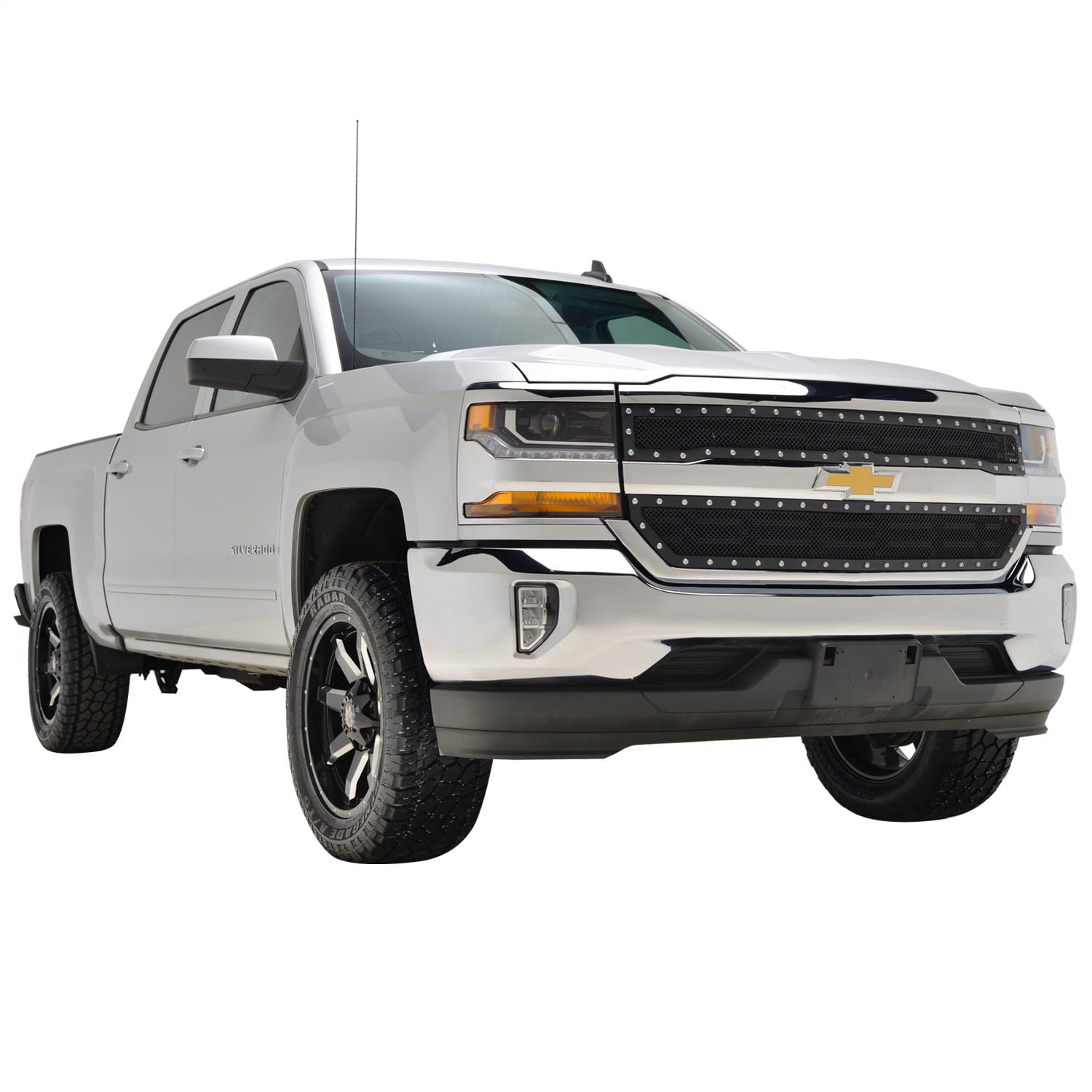 Paramount Automotive 46-0782 Evolution Packaged Grille Fits 16-18 Silverado 1500 Fits select: 2016-2018 CHEVROLET SILVERADO