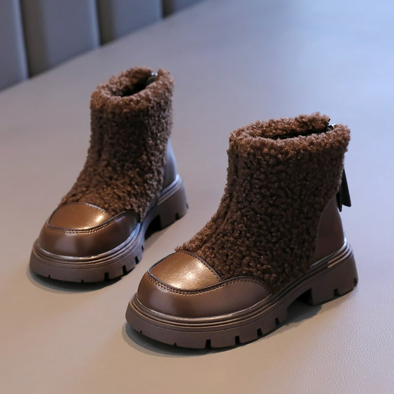 Girls Ankle Boots Low Block Heel Booties Little Kid Big Kids Girls Fancy Boots Boots High for Girls Girls Booties Size 13 Toddler Girl Boots Size 5 Cute Shoes for Girls Girls