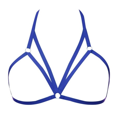 Women Sexy Lace Up Bra Black Cutout Stretch Adjustable Lingerie Bra Lady Elastic Band Bra Kimono Lace Robes for Women Sexy Long Robes for Women Lingerie Gown