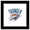 Black Framed Version, variant on Gallery Pops NBA Oklahoma City Thunder - Global Logo Wall Art, Unframed Version, 12" x 12"