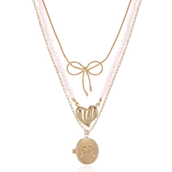 Packed Party Layered in Love 3-Layer Necklace with Locket