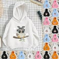thumbnail image 3 of Girls Clothes Cartoon Pattern Crewneck Cotton Long Sleeve Oversized Pullover Sweatshirt Top, 3 of 4