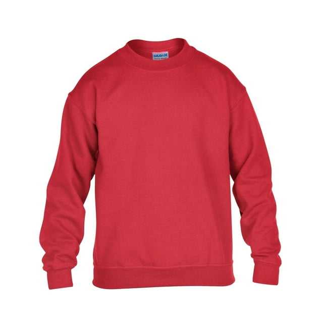 Gildan Chandail Molletonné à Col Ras du Cou pour Garçons/filles, Mélange Épais