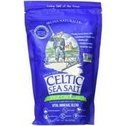 Fine Ground Celtic Sea Salt  (1) 16 Ounce Resealable Bag of Nutritious, Classic Sea Salt, Great for Cooking, Baking, Pickling, Finishing and More, Pantry-Friendly, Gluten-Free