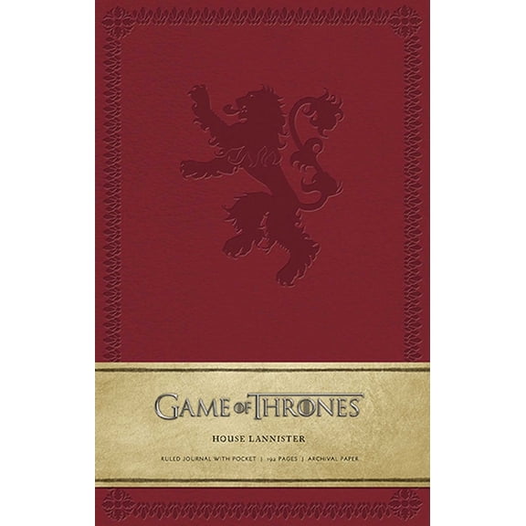 Game of Thrones: Game of Thrones: House Lannister Hardcover Ruled Journal (Hardcover)