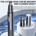 thumbnail image 3 of Electric Nose Hair Trimmer for Men Rechargeable Painless Nose Hair Clippers Portable Ear Hair Removal Waterproof Blades Shaving, 3 of 4