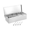 thumbnail image 1 of Caja organizadora de condimentos BLESIY recipiente para especias 4 rejillas Acero inoxidable, 1 of 8