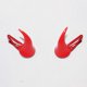 thumbnail image 3 of De pinzas para el pelo de cuerno de diablo rojo, horquillas bonitas para Halloween, tocado de moda para Cosplay, horquillas para niños de Navidad y Halloween JAMW Sencillez, 3 of 5