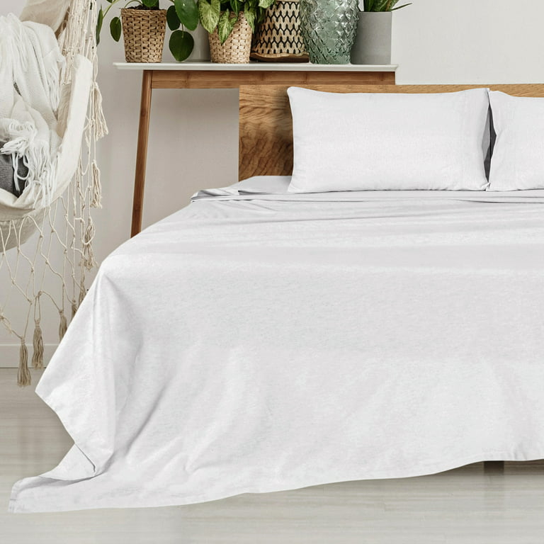 Enviohome 100% Cotton Sheets Queen Bedding Set - 160 GSM Soft and