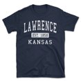 thumbnail image 1 of Lawrence Kansas Classic Established Men's Cotton T-Shirt, 1 of 1